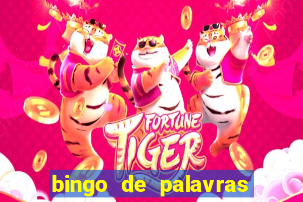 bingo de palavras cha de bebe